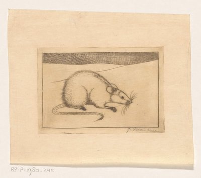 Mysz autorstwa Jan Mankes (signed by artist)