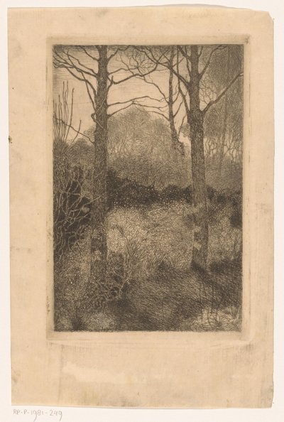 skraj lasu autorstwa Jan Mankes