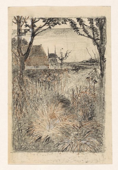 Ogród jesienią autorstwa Jan Mankes