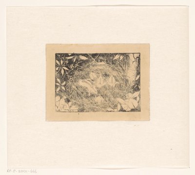 ptasie gniazdo autorstwa Jan Mankes