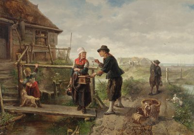 Zapalanie fajki autorstwa Jan Mari Henri Ten Kate