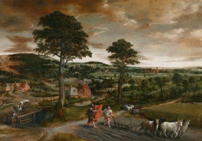 A Chamada de Eliseu autorstwa Jan Massys or Metsys