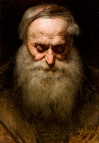 Głowa starca z siwą brodą autorstwa Jan Matejko