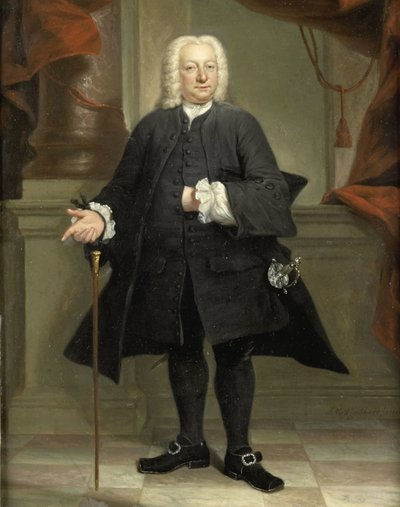 Portret mężczyzny autorstwa Jan Maurits Quinkhard (signed by artist)