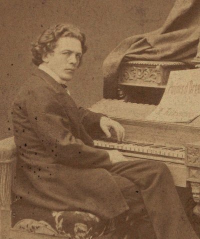 Portret kompozytora Antona Rubinsteina 1829-1894, ok. 1860-1870. autorstwa Jan Mieczkowski