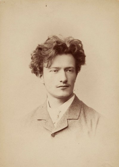 Portret kompozytora Ignacego Jana Paderewskiego 1860-1941, ca. 1883. autorstwa Jan Mieczkowski