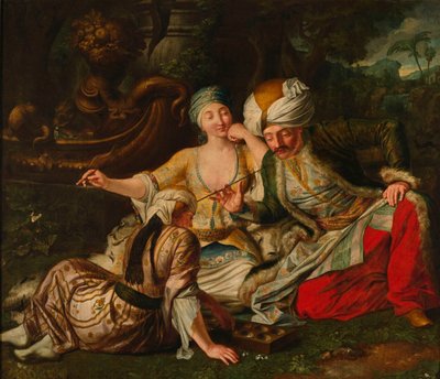 Gra Mancala, pierwsza połowa XVIII wieku. autorstwa Jan Mock