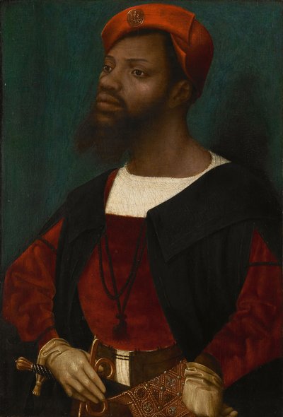 Portret mężczyzny z Afryki, ok. 1530 autorstwa Jan Mostaert