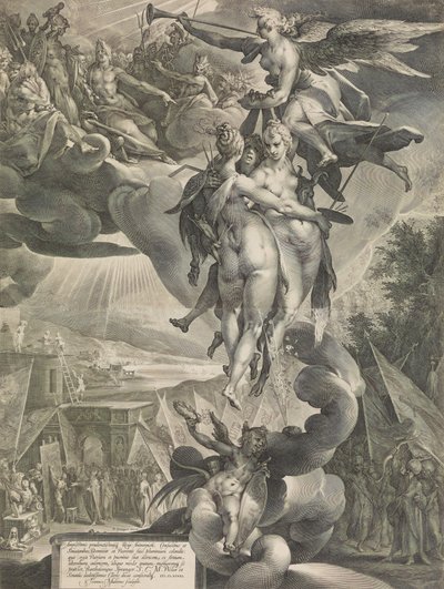 Apoteoza Sztuki, ca. 1619. autorstwa Jan Muller