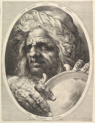 Chilon, prawodawca i filozof Sparty, ca. 1615. autorstwa Jan Muller