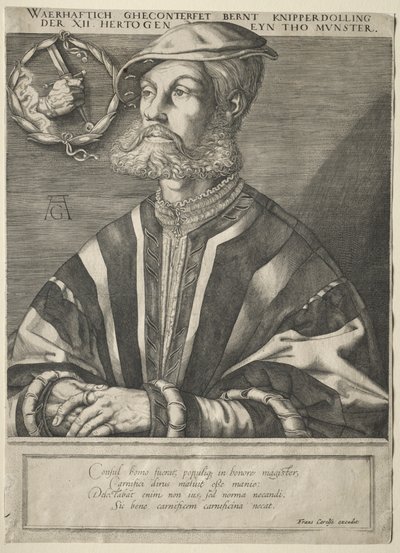Portret Bernarda Knipperdollinga. autorstwa Jan Muller