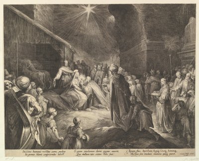 Adoracja Trzech Króli, ca. 1625. autorstwa Jan Muller