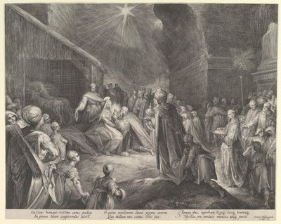 Adoracja Trzech Króli, ca. 1626. autorstwa Jan Muller