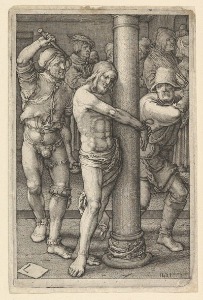The Flaggelation copy.n.d. autorstwa Jan Muller