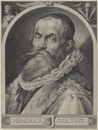 Portret Hendricka Goltziusa autorstwa Jan Muller, Hendrick Goltzius