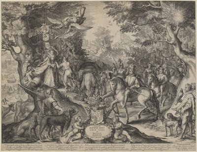 Alegoria Kwitnącego Stanu Zjednoczonych Prowincji autorstwa Jan Pietersz Saenredam