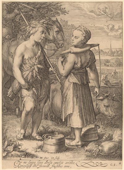 Lato autorstwa Jan Pietersz Saenredam after Hendrik Goltzius