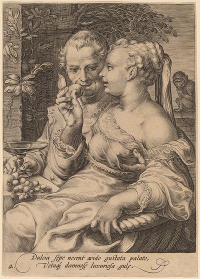 Smak autorstwa Jan Pietersz Saenredam after Hendrik Goltzius