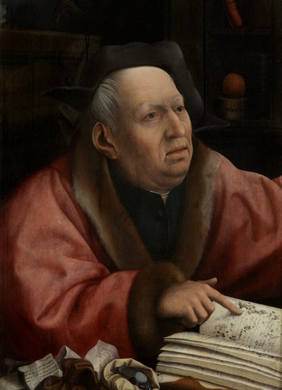 Fragment Śmierci i skąpca, ok. 1515-21 (olej na desce) autorstwa Jan Provoost