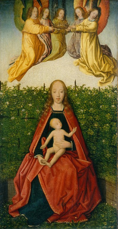 Dziewica z Dzieciątkiem, ca. 1495-1500. autorstwa Jan Provoost