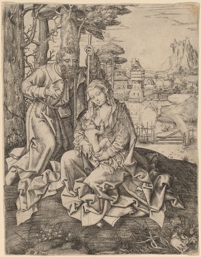 Święta Rodzina w krajobrazie autorstwa Jan Rombouts the Elder