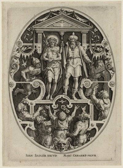 Ecce Homo, z Męki Pańskiej autorstwa Jan Sadeler I