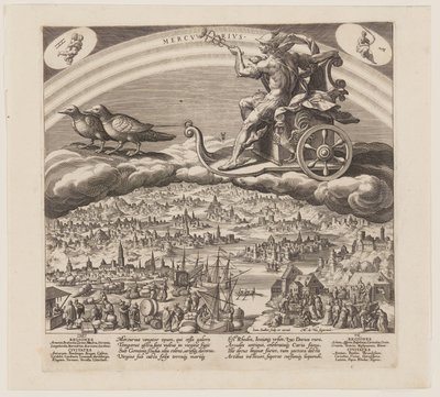 Mercurius, z Siedmiu planet autorstwa Jan Sadeler I