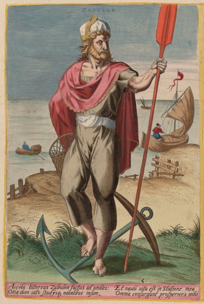 Zebulon autorstwa Jan Sadeler I after Crispen van den Broecke