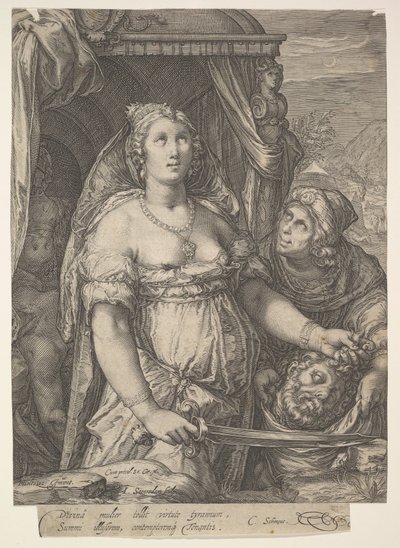Judyta i głowa Holofernesa, 15751607. autorstwa Jan Saenredam