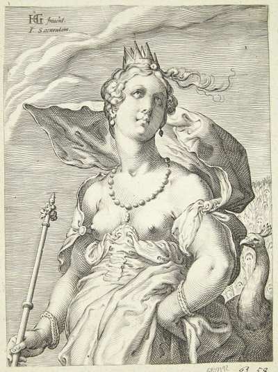 Juno autorstwa Jan Saenredam