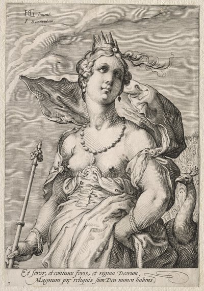 Junona, ok. 1595. autorstwa Jan Saenredam