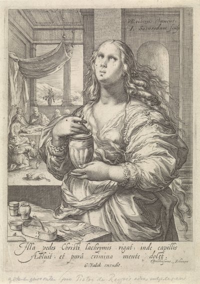 Maria Magdalena Słynne kobiety Nowego Testamentu (tytuł serii) autorstwa Jan Saenredam