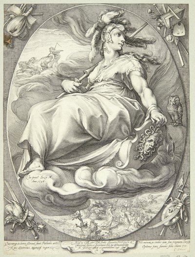 Minerwa autorstwa Jan Saenredam