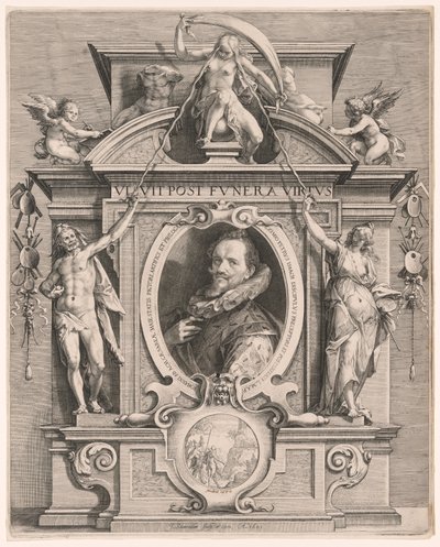 Portret Hansa von Aachen autorstwa Jan Saenredam