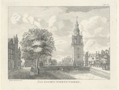 Jan Roodenpoortstoren w Amsterdamie Jan Rooden Poorts Tooren (tytuł na obiekcie) autorstwa Jan Spaan