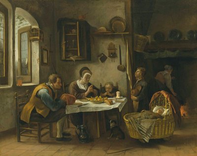 Łaska przed mięsem autorstwa Jan Steen