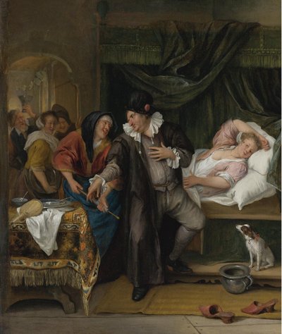 Wizyta u lekarza autorstwa Jan Steen