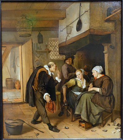 Szarmancki autorstwa Jan Steen