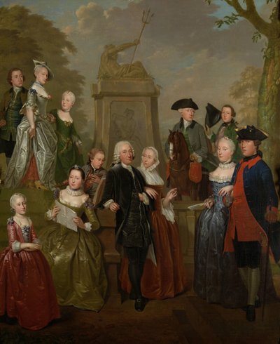 Portret Teodora z diecezji Vliet i jego rodziny Portret Teodora z diecezji Vliet i jego rodziny autorstwa Jan Stolker