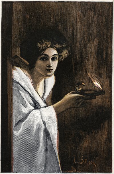 illustration by JAN STYKA (1858-1925) for the novel “Quo Vadis” by Henryk Sienkiewicz. autorstwa Jan Styka