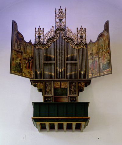 Malowane organy, 1526 autorstwa Jan Swart Van Groningen