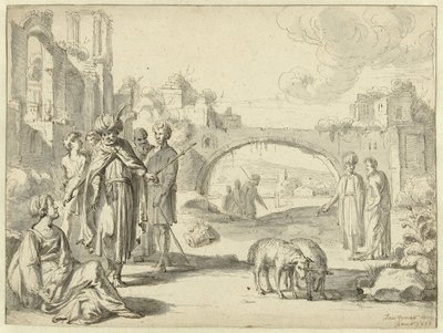 Laban szuka skradzionych bogów domowych autorstwa Jan Symonsz Pynas