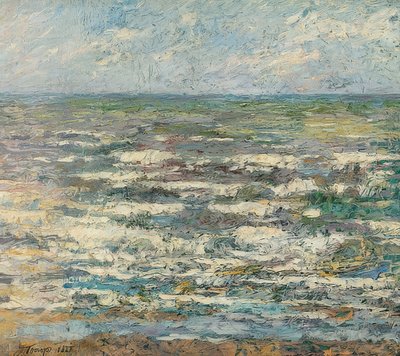 Das Meer w Katwijk. 1887 autorstwa Jan Toorop