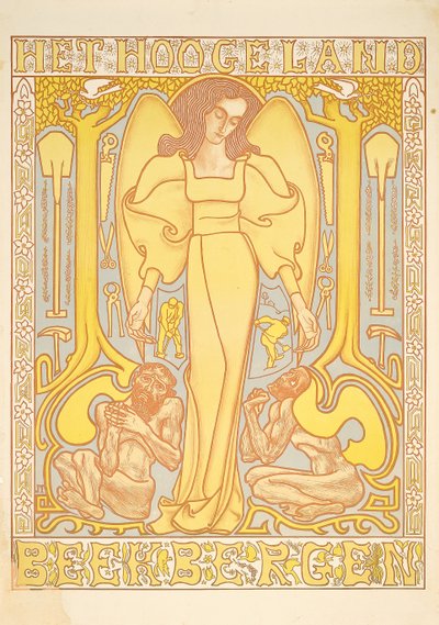 Hoogeland, Beekbergen, 1896 autorstwa Jan Toorop