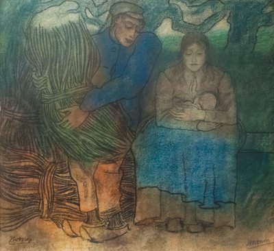 Szczęście rodziców autorstwa Jan Toorop