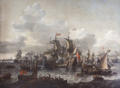Bitwa pod Zuider Zee, 1573 autorstwa Jan Theunisz. Blanckerhoff