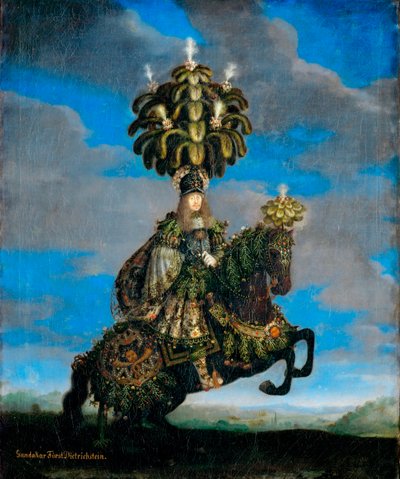 „Portret Ferdynanda Józefa (1636-1698), księcia Dietrichsteina, Gundakar de Dietrichstein en costume de ballet equestre” (Gundakar, książę Dietrichstein (1623-1690) w kostiumie do baletu konnego) Peinture de Jan Thomas van Ypres (1617-1678) autorstwa Jan Thomas van Ieperen