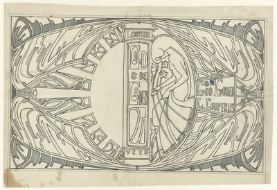 Projekt zespołu dla: Louis Couperus, Bóg i Bogowie, 1903 autorstwa Jan Toorop
