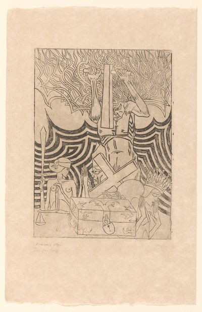 De Anarchie (oryginalny tytuł na obiekcie) De Anarchist (tytuł oryginalny) autorstwa Jan Toorop