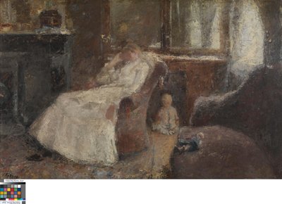 Holenderski: Annie Hall w Lissadell, Kenley Woman_in_White autorstwa Jan Toorop